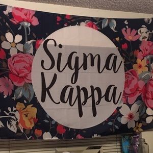 Sigma Kappa floral flag